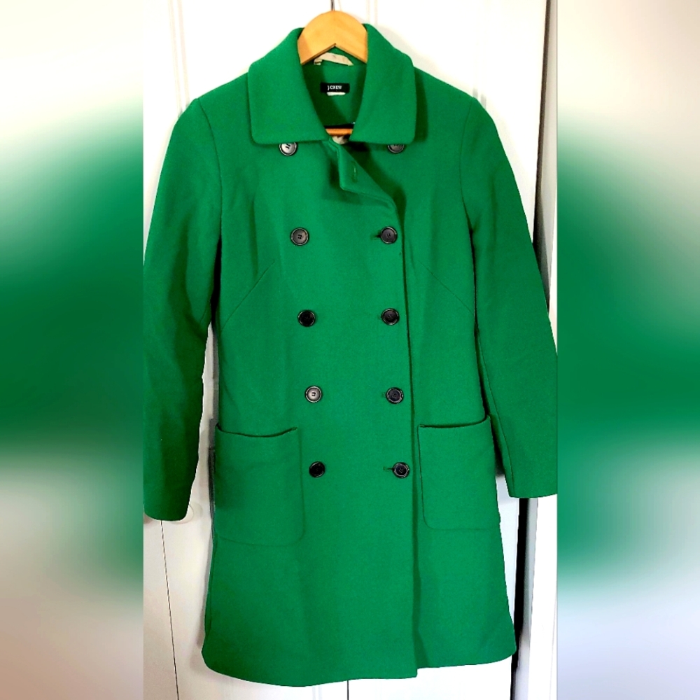 J. Crew Vintage Double Pocket Pea Coat